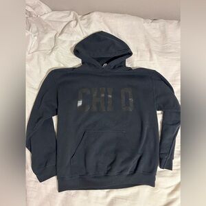 CHI OMEGA All Black Hoodie